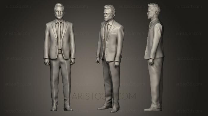 Statues of famous people (STKC_0005) 3D model for CNC machine